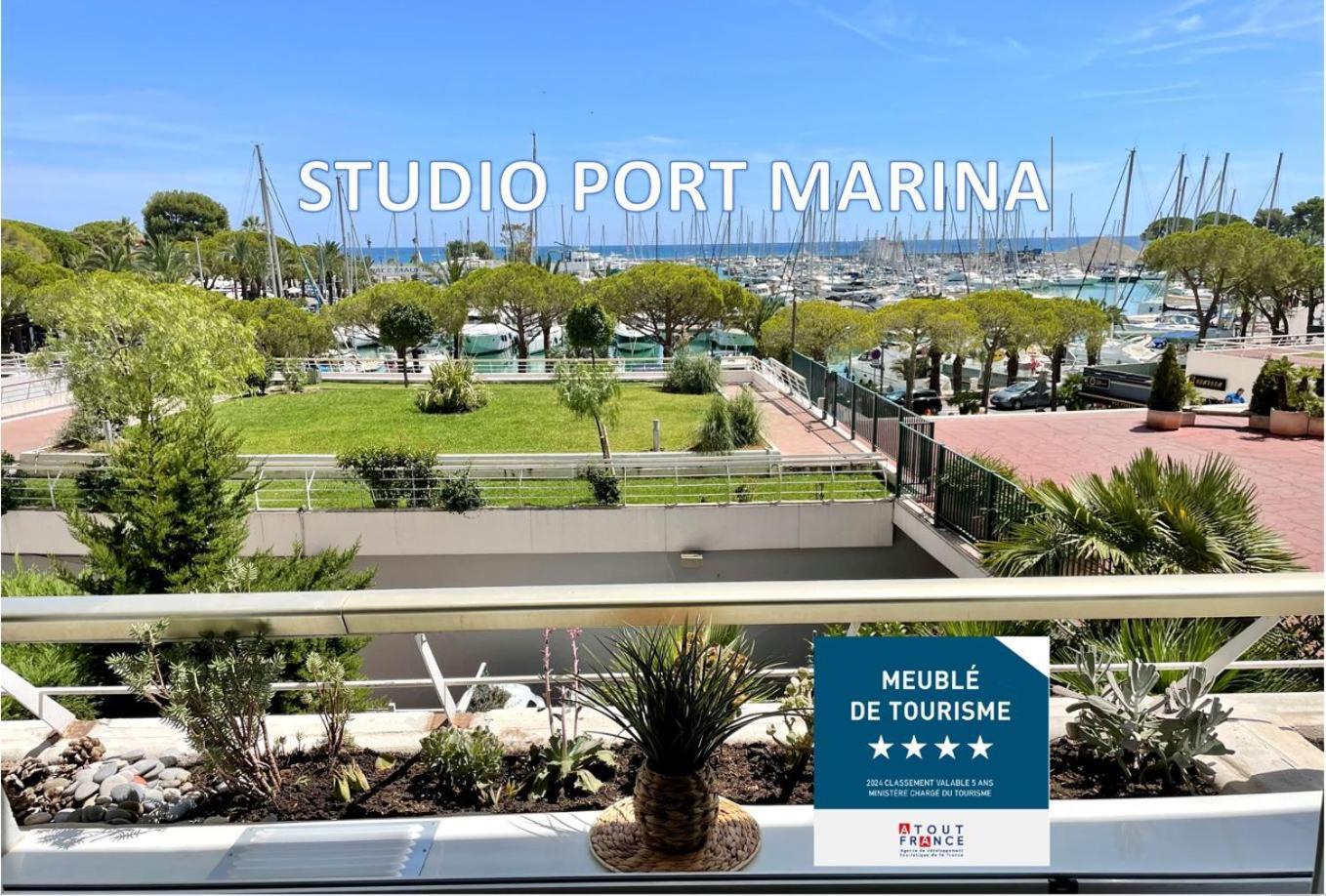 Studio Port Marina - Parking Prive, Climatise Au Ducal Villeneuve-Loubet Exterior foto